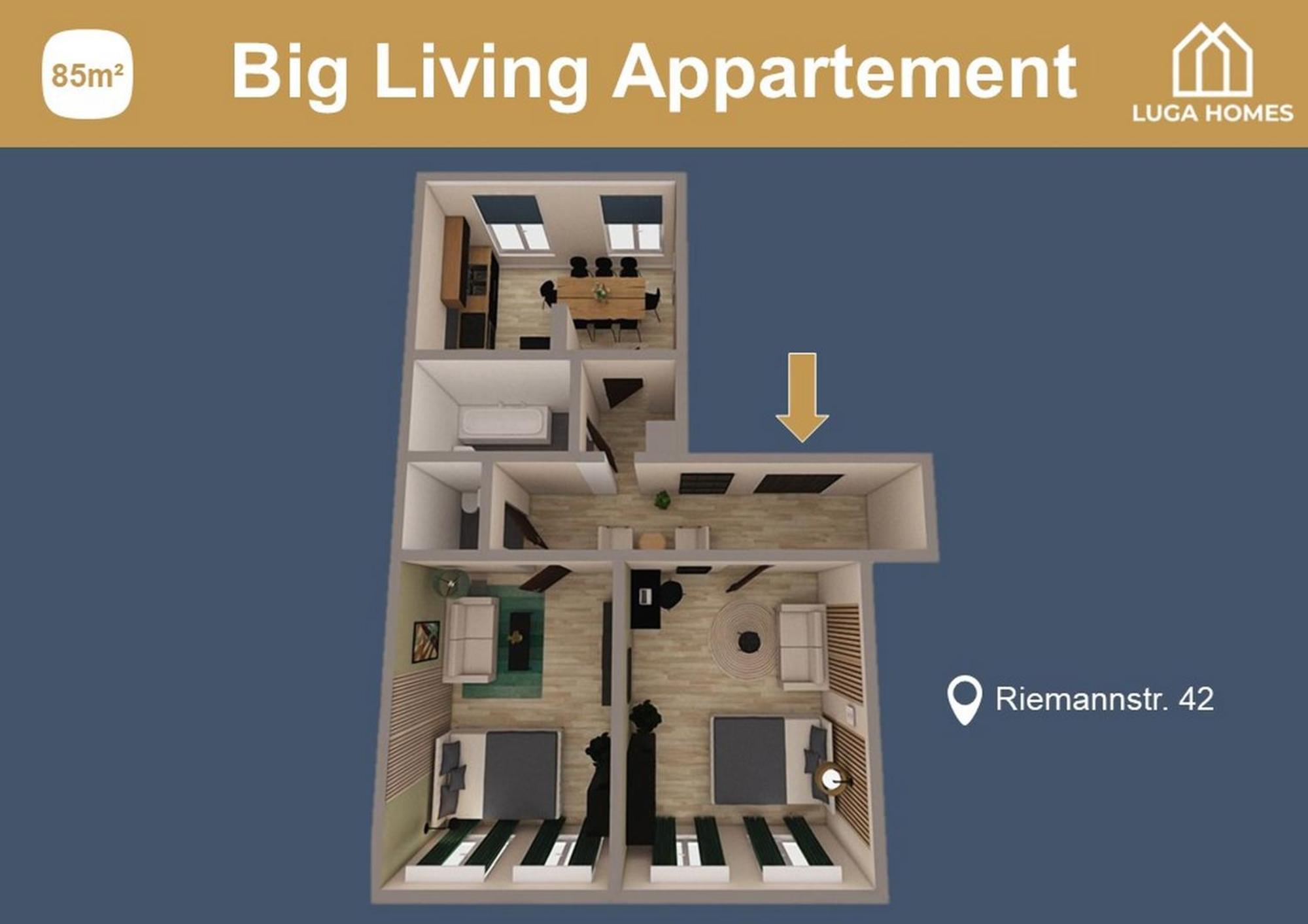 Luga Homes - Karli Apartamento Leipzig
